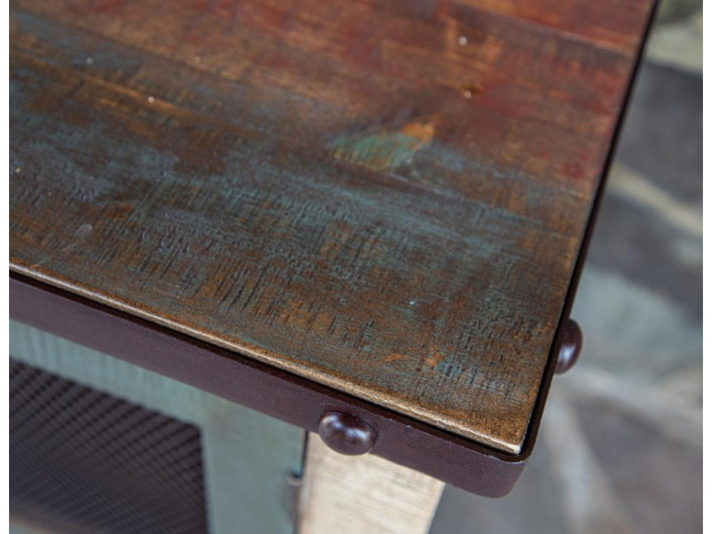 CLEARANCE! 93" Solid Wood TV Stand