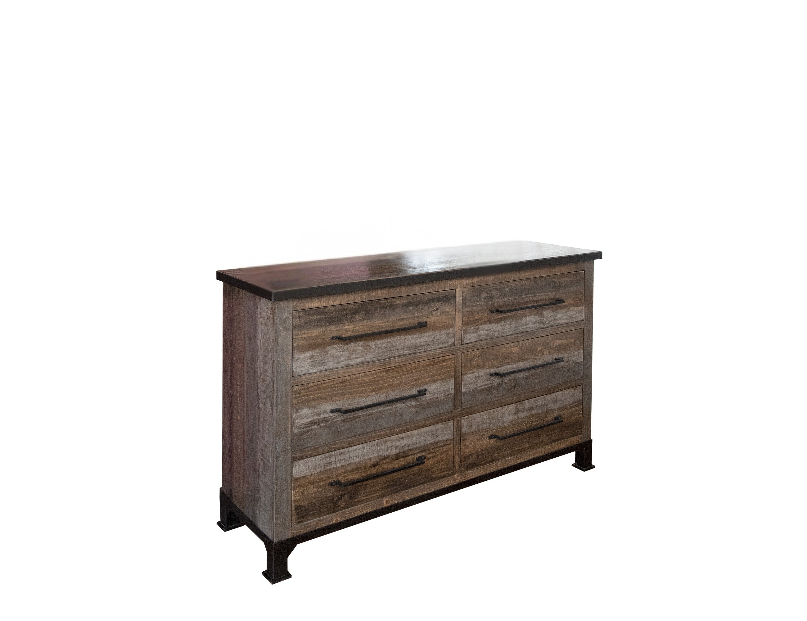 CLEARANCE! 6 Drawer Solid Wood Rustic Dresser