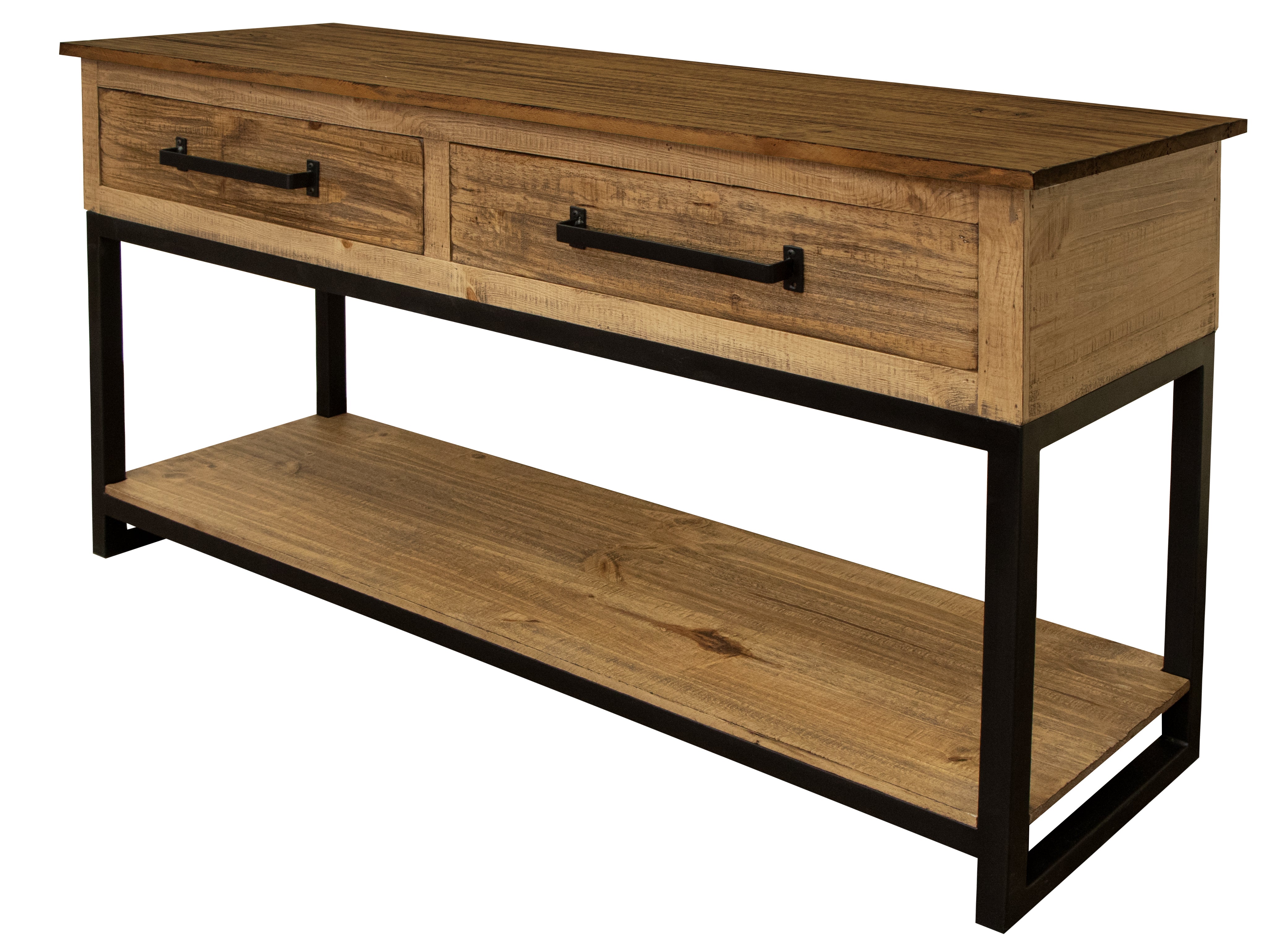 CLEARANCE! 2 Drawer 1 Shelf Sofa Table