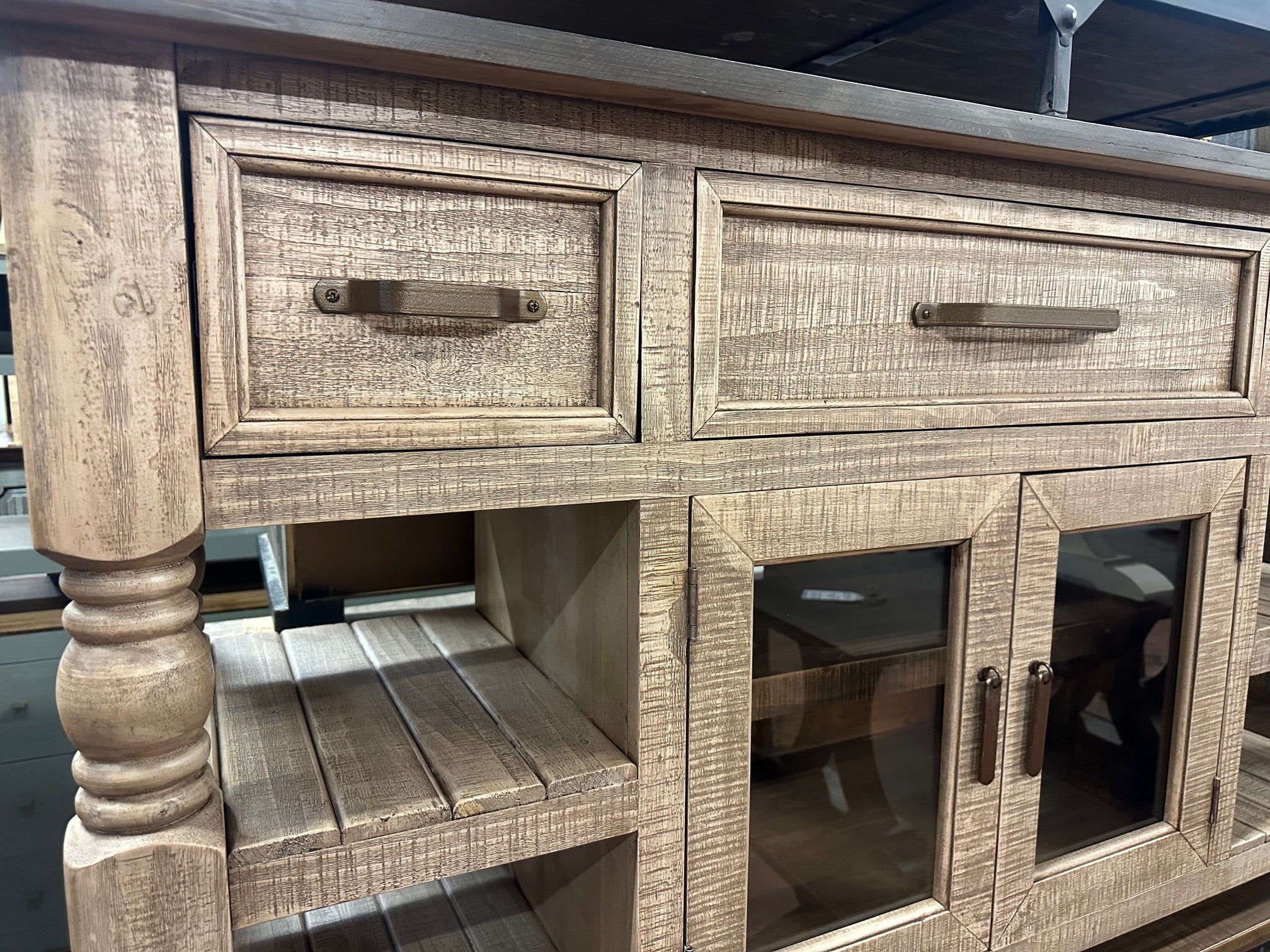 CLEARANCE - 3 Drawer, 2 Door Tv Stand/Sideboard