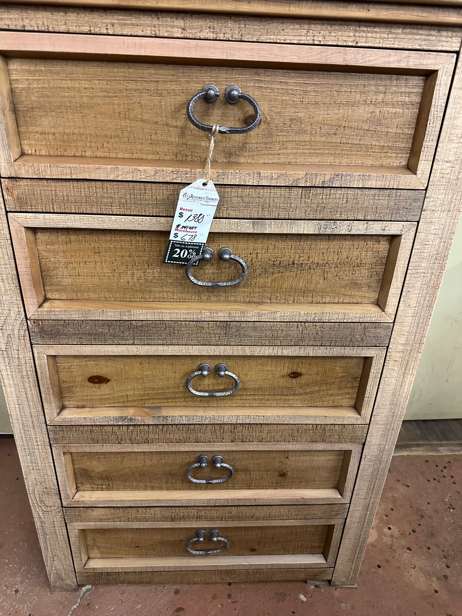 CLEARANCE - 5 Drawer Chest