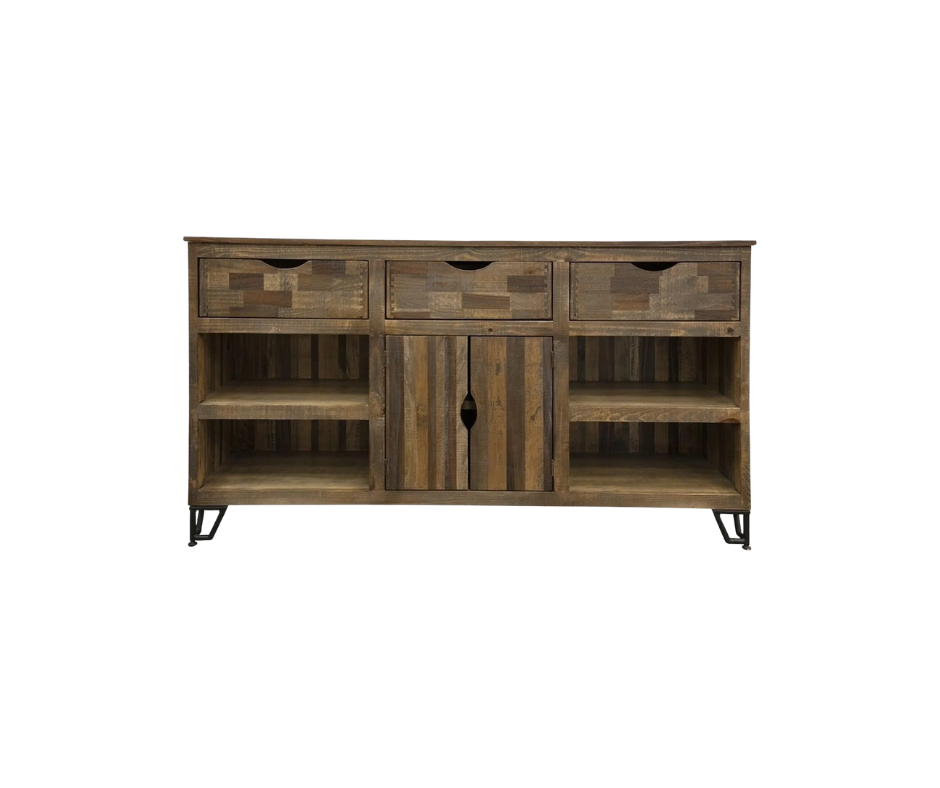 CLEARANCE 3 Drawer 2 Door Console