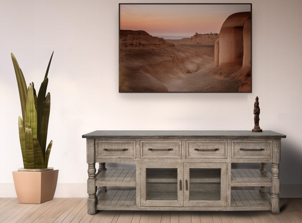 CLEARANCE - 4Drawer, 2 Door Tv Stand/Sideboard