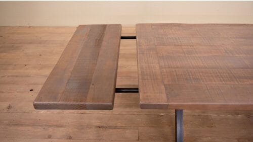 company board leaf attaching on the end of a table e1691356284979 - Restored Timbers