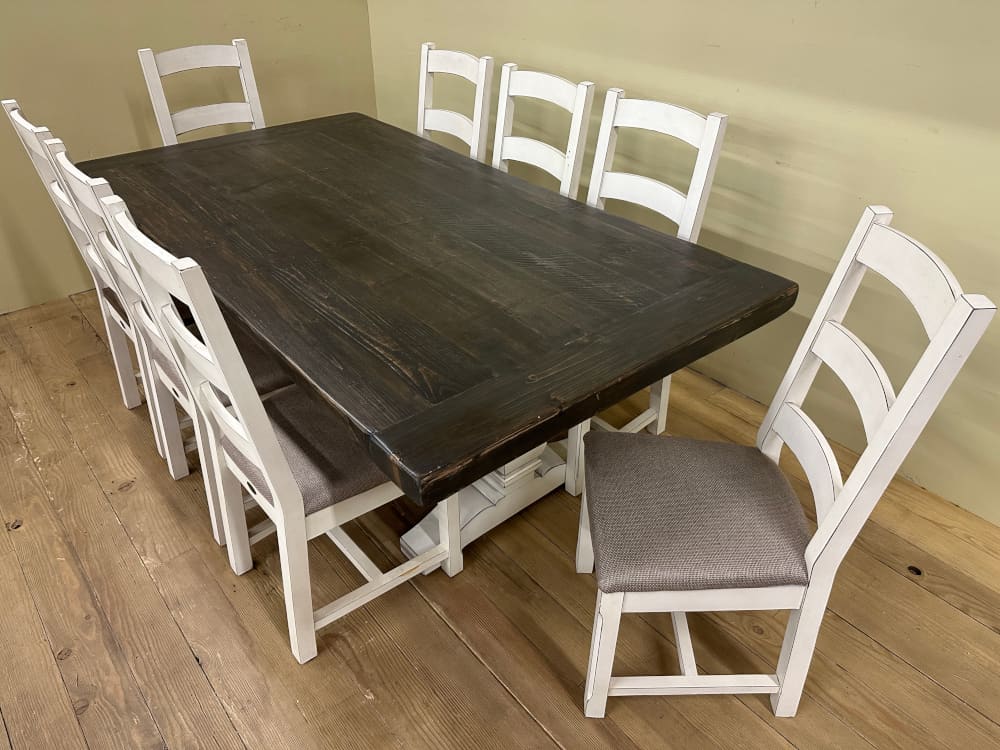 Rustic dining room table